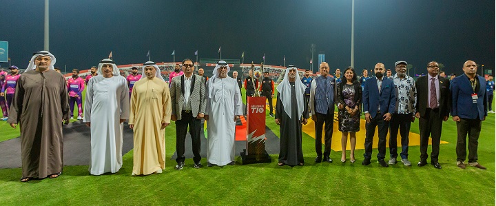 HIS EXCELLENCY SHEIKH NAHAYAN MABARAK AL NAHYAN GRACES THE ABU DHABI T10 FINAL WITH MOTIVATING WORDS 