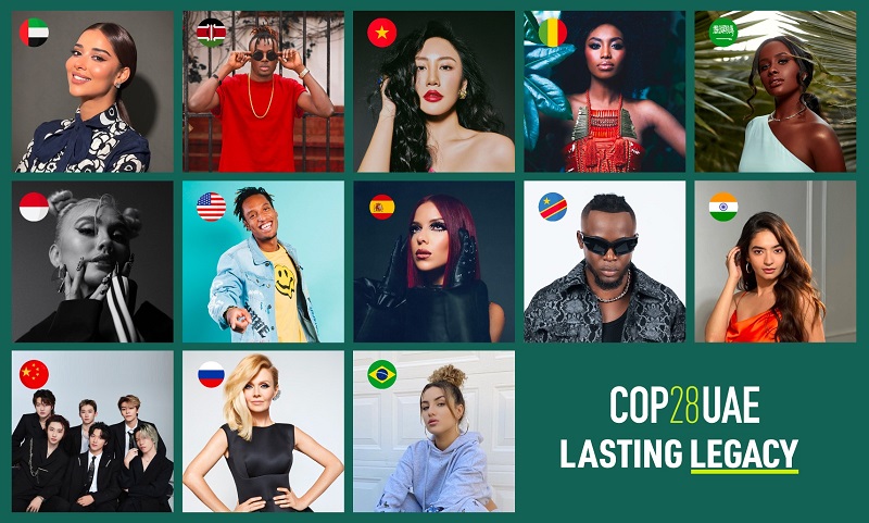 COP28 OFFICIAL CHARITY ANTHEM ‘LASTING LEGACY’ LAUNCHED FEATURING 13 GLOBAL&nbsp;ARTISTS