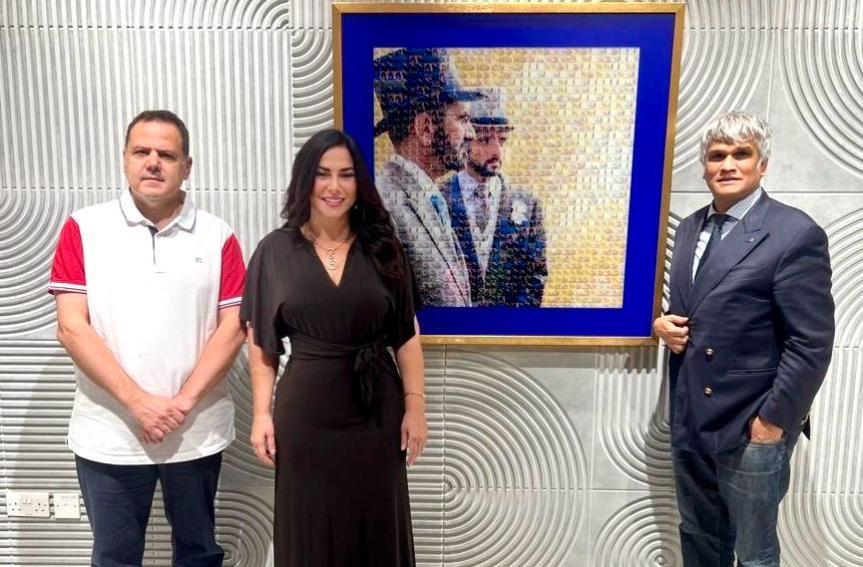 Benedetta Paraviashow her NFT “Winners”in FT NFT phigytal gallery Dubai&nbsp;Mall