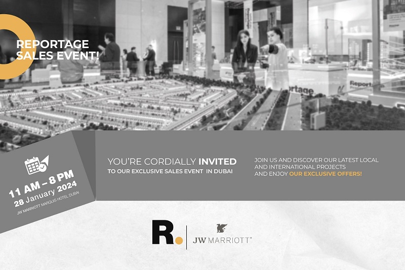 Reportage Properties to hold a special sales day in&nbsp;Dubai