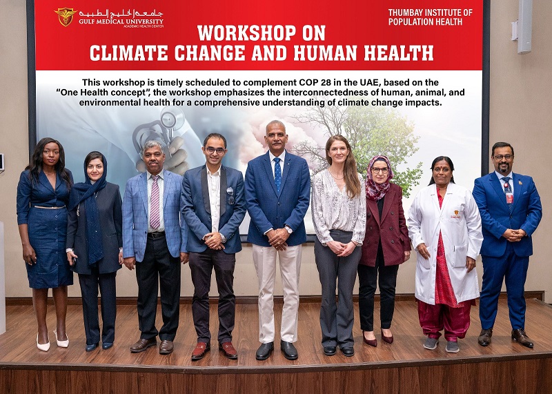 Gulf Medical University hosts crucial dialogue on Integration of Comprehensive Climate and Health Training for Future Healthcare&nbsp;Professionals