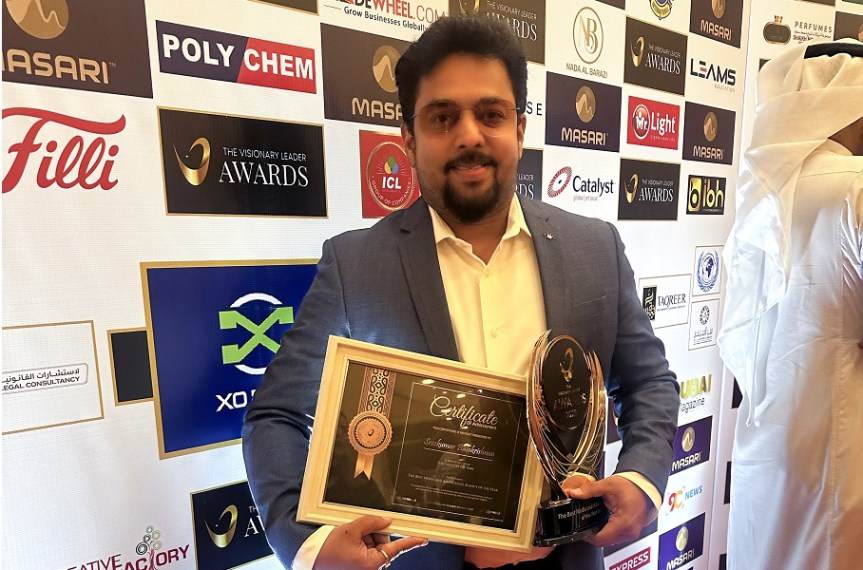 Celebrating a Visionary: Sreekumar Balakrishnan from The Creative Factory Honored with the Prestigious Visionary Leader Awards&nbsp;2023