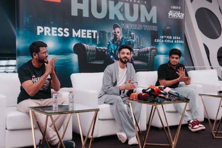 Jawan fame music composer Anirudh announces Hukum World Tour with Dubai as first&nbsp;stop