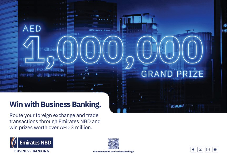 Emirates NBD Business Banking launches mega ‘Foreign Exchange and Trade’ customer&nbsp;promotion