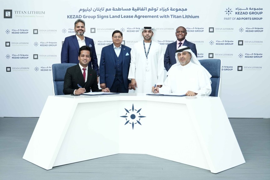 Titan Lithium to Set Up AED 5 Billion Lithium Processing Plant in&nbsp;KEZAD