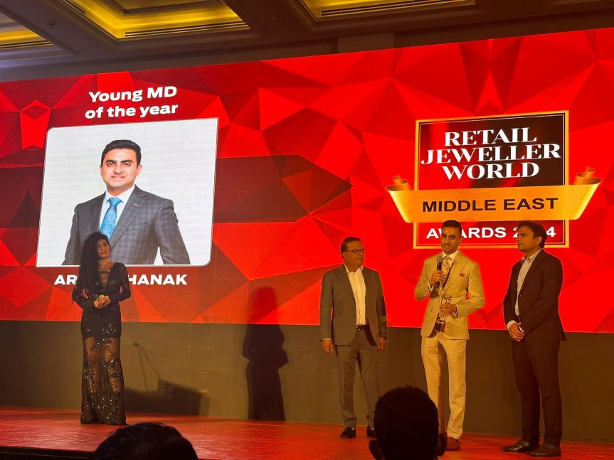 Mr. Arjun Dhanak of Kanz Jewels Clinches Youngest MD Award at The Retail Jeweller Dubai&nbsp;Forum