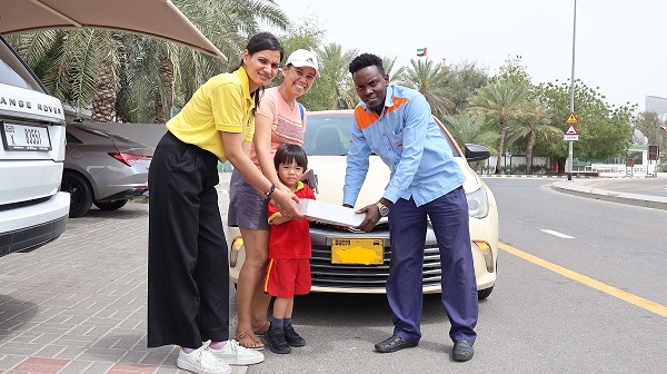 Pre-schoolers of British Orchard Nursery Distribute Ramadan Wellness Boxes amongst UAE Food Delivery&nbsp;Drivers