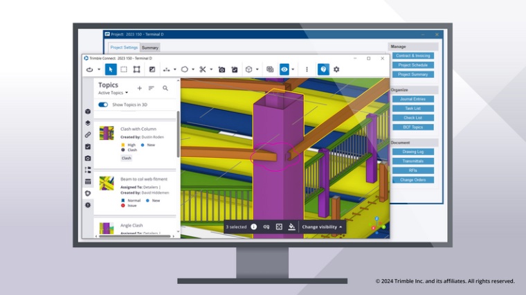 Tekla 2024 Structural BIM Software Offers Enhanced User Experience and Connects Workflows Across Projects and&nbsp;Stakeholders