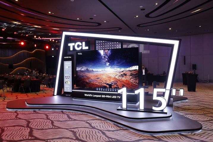TCL Unveils World’s Largest QD-Mini LED TV in&nbsp;Dubai