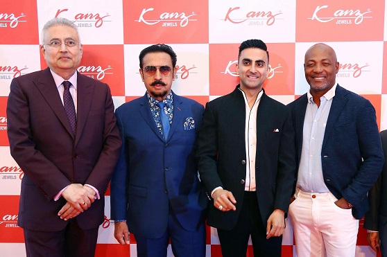 KANZ Jewels Hosts Spectacular Golden Evening with Bollywood Sensation Padma Shri Kailash Kher and Cricket Legend Brian&nbsp;Lara
