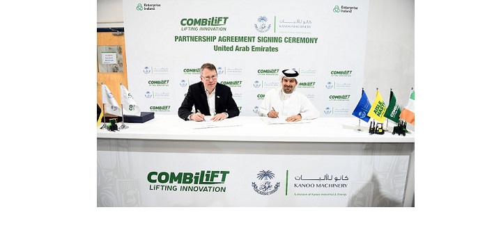 Partnership Agreement Signed between Kanoo Machinery UAE & KSA and Combilift to Revolutionize Material Handling in Saudi&nbsp;Arabia