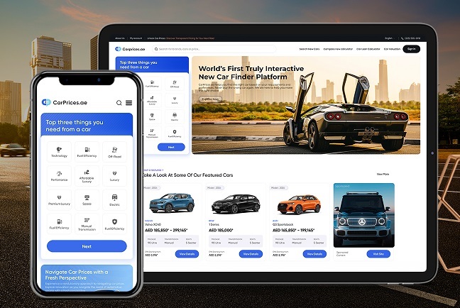 World’s First Truly Interactive New Car Buying Platform Launches in the&nbsp;UAE