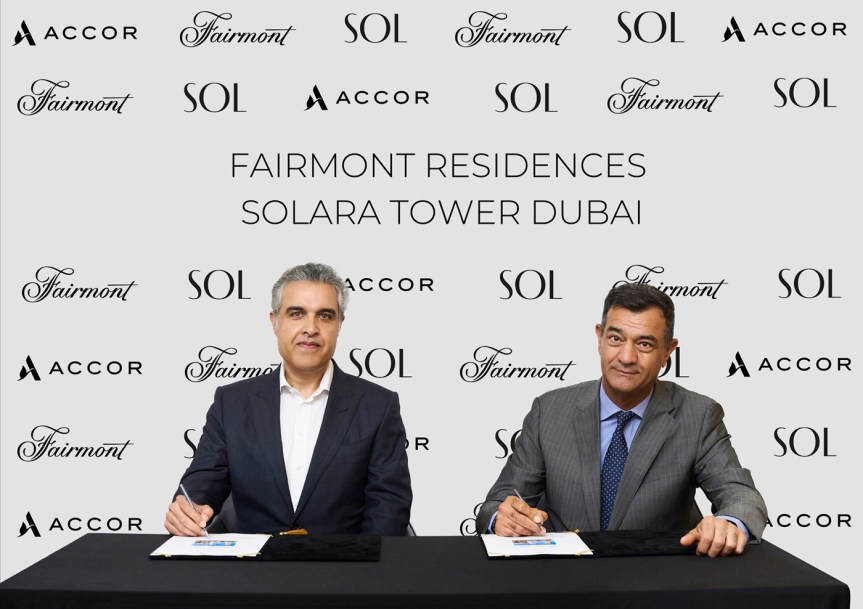Fairmont Hotels & Resorts and SOL Properties to launch Fairmont Residences Solara Tower Dubai 