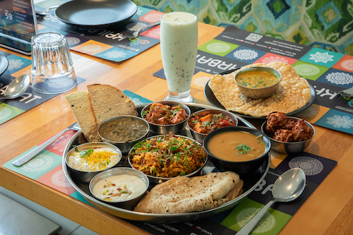 Dubai’s First Sindhi Thali at Kailash Parbat Oud Metha 