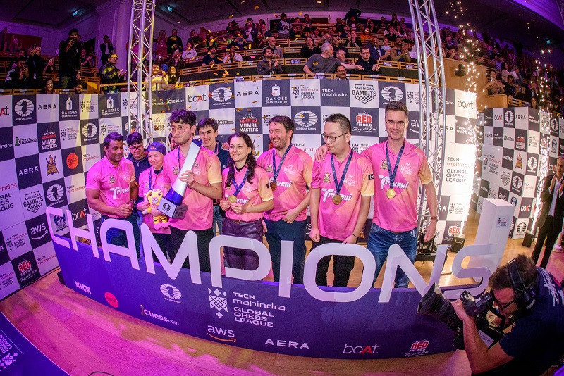 Tech Mahindra Global Chess League: Triveni secure second title in spectacular&nbsp;fashion