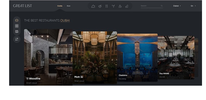 International dining guide Great List expands to Dubai, connecting diners with expert-curated culinary&nbsp;experiences