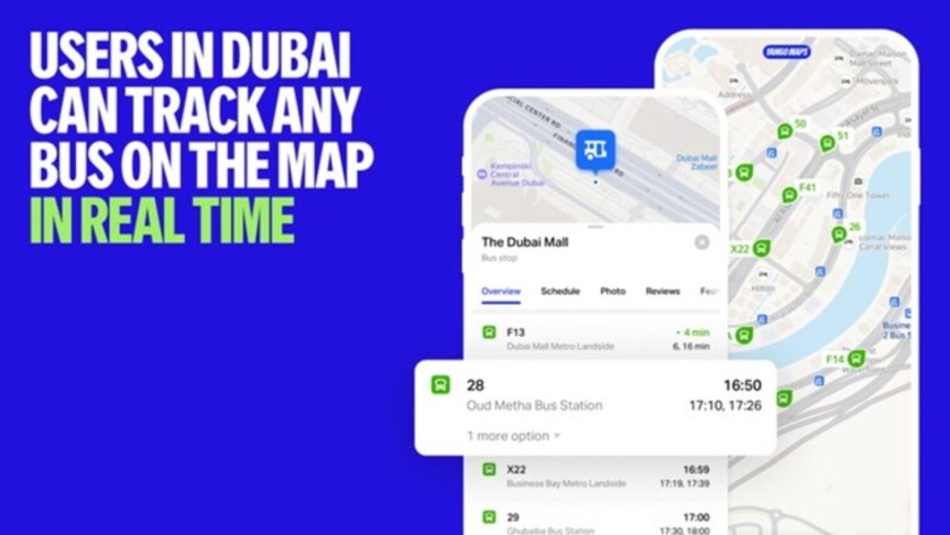 Yango Maps launches live public buses and marine transport tracking in Dubai based on RTA open&nbsp;data