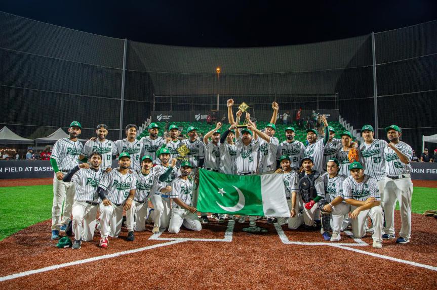 Pakistan Goes Undefeated to Claim Inaugural Baseball United Arab Classic&nbsp;Championship
