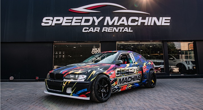Speedy Machine  Car Rental Joins the Action at Red Bull Car Park Drift in&nbsp;Dubai
