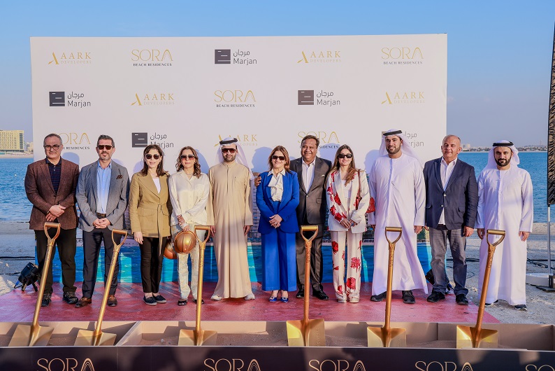 Al Marjan Island’s Iconic Project: Sora Beach Residences Breaks Ground with a Grand&nbsp;Ceremony
