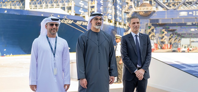 Khaled bin Mohamed bin Zayed Inaugurates CMA Terminals Khalifa&nbsp;Port