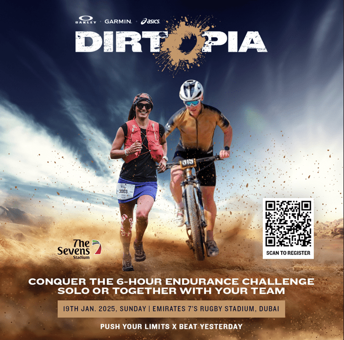 DIRTOPIA, the ultimate dirt challenge for mountain bikers and trail runners lands in&nbsp;Dubai