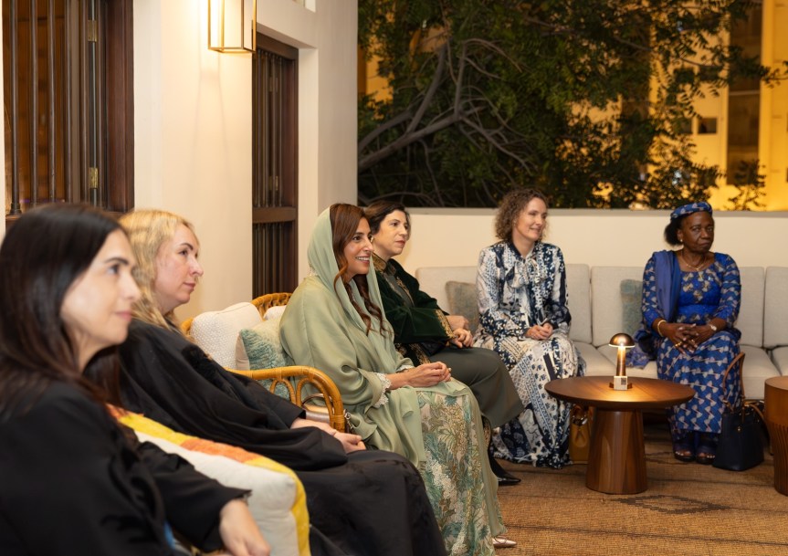 In the presence of Sheikha Bodour bint Sultan Al&nbsp;Qasimi