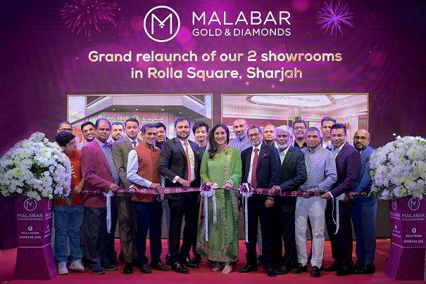 Kareena Kapoor Khan Unveils2 Revamped Showrooms of Malabar Gold & Diamonds in Rolla,&nbsp;Sharjah