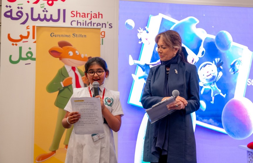 إليزابيتا دامي تفاجئ جمهور “الشارقة القرائي للطفل” بحضور شخصيات قصصها على&nbsp;المسرح