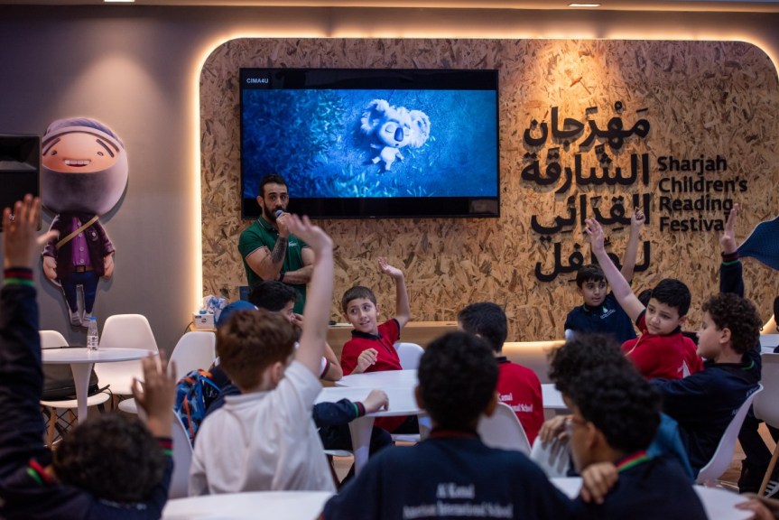 خلال ورشة تفاعلية بـ”الشارقة القرائي للطفل&nbsp;2025″