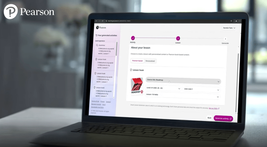 Pearson Launches Smart Lesson Generator: AI-Powered Innovation to Transform Lesson Prep for&nbsp;Educators