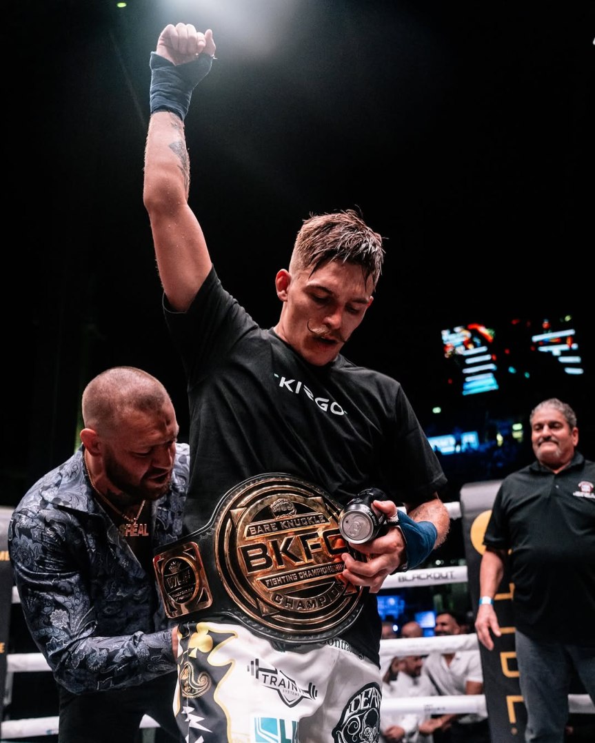 King Kai Stewart Defends World Featherweight Title at BKFC 72 Powered by World League of&nbsp;Fighters
