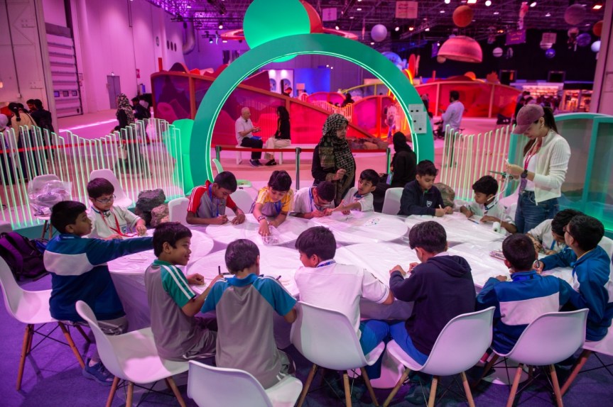 خلال ورشة تفاعلية في “الشارقة القرائي للطفل&nbsp;2025”