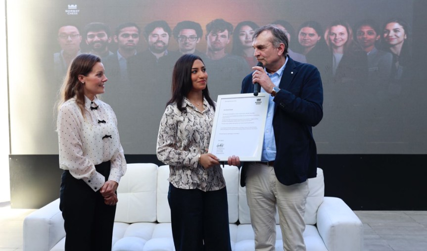 Rouda Al Serkal makes UAE history with debut at Norway Chess in open&nbsp;category
