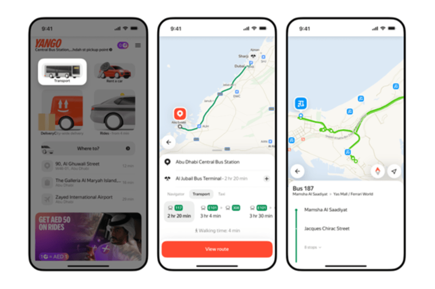 Yango Launches Enhanced Commuting Experience in Abu Dhabi and Sharjah with Transport&nbsp;Service