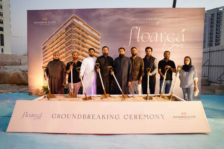Mashriq Elite Breaks Ground for Residential project -Floarea Oasis – at Dubai Land Residential&nbsp;Complex