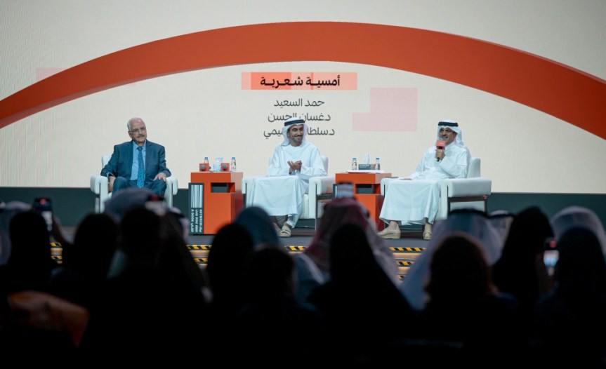 نجوم تحكيم “شاعر المليون” يمتعون جمهور “الشارقة&nbsp;للكتاب”