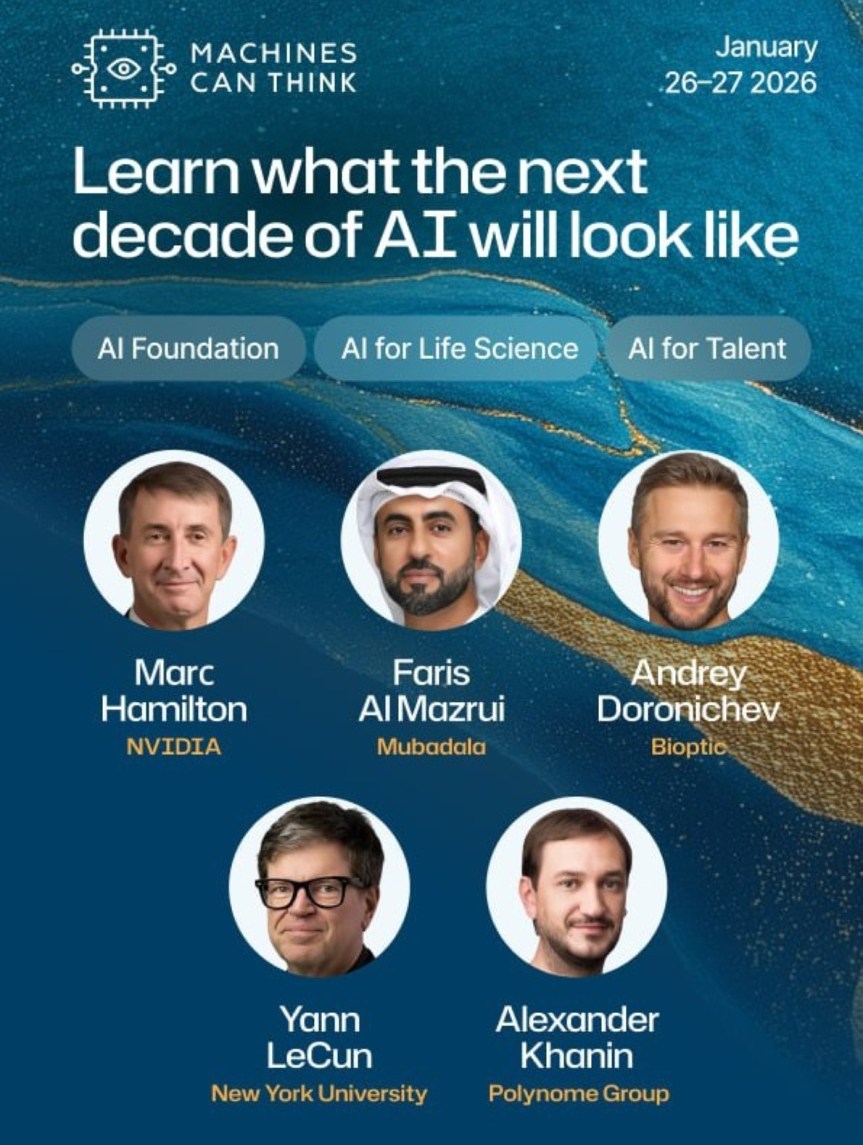 Machines Can Think 2026 agenda features speakers from Meta, Snap Inc., MBZUAI, Mubadala, G42, and&nbsp;more